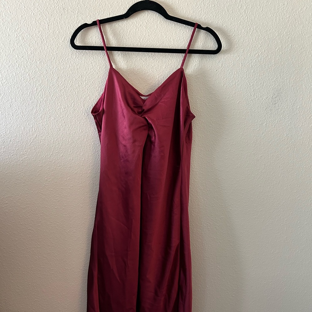 Nicole Miller Burgundy Wine Dress